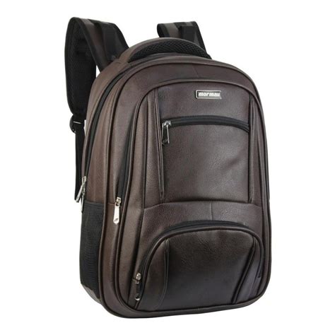 mochila de couro masculina mormaii|mochila.